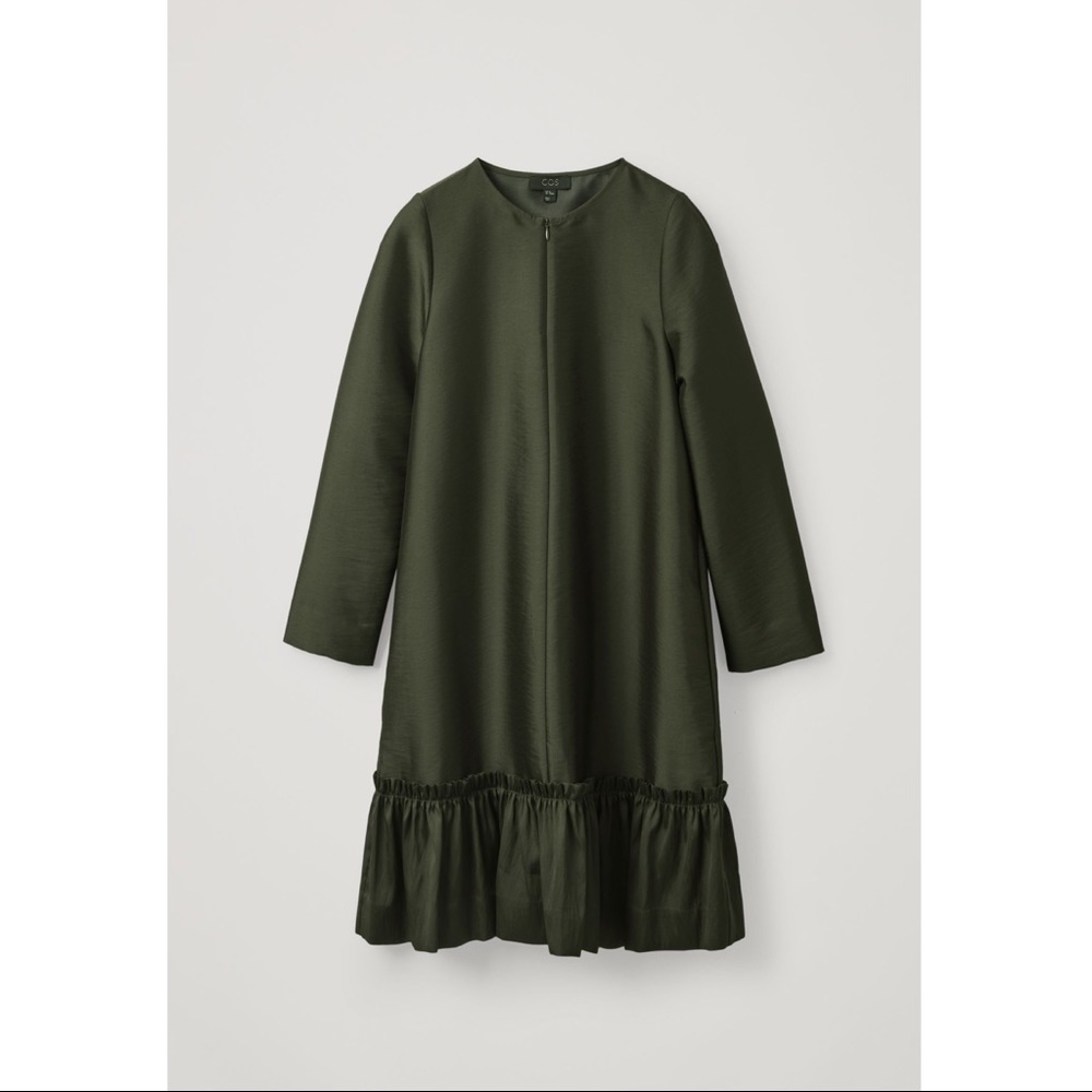 COS olive khaki dress